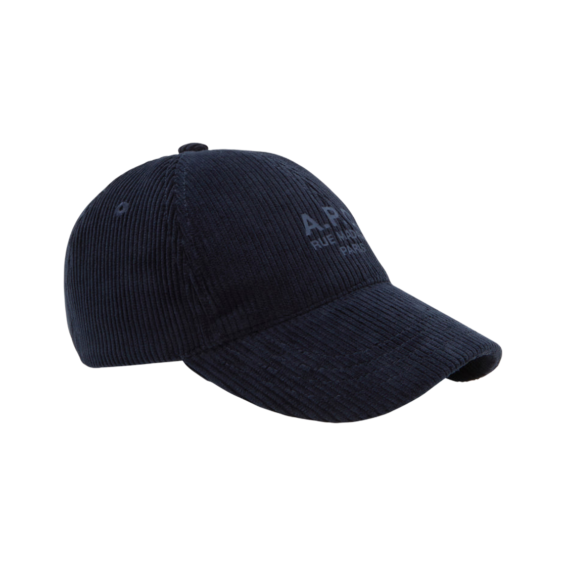 COHBB-M24163-IAK A.P.C. Charlie Rue Madame Baseball Cap Dark Navy Blue