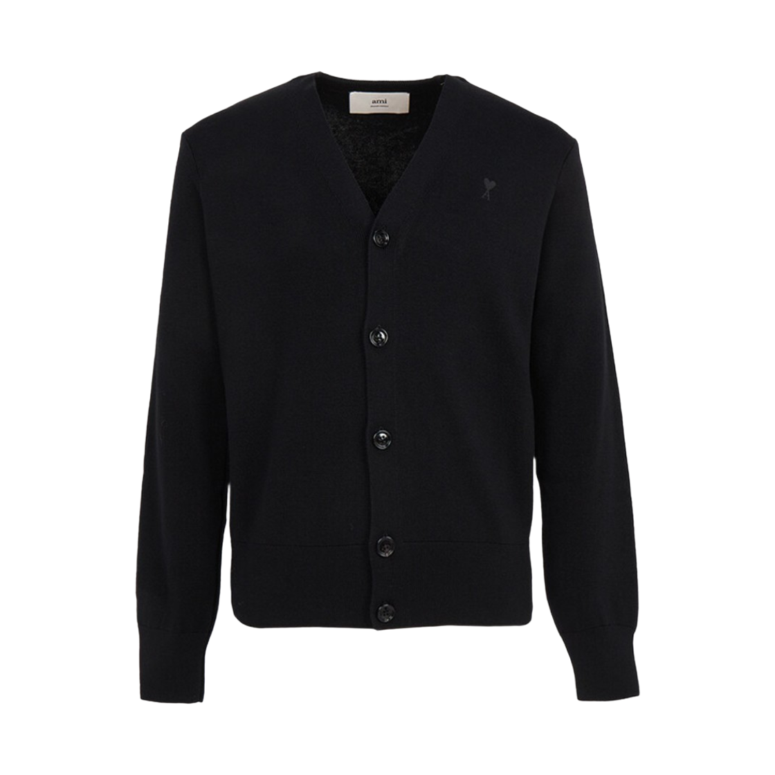 HKC361-001-0180 AMI de Coeur Cardigan Black Black