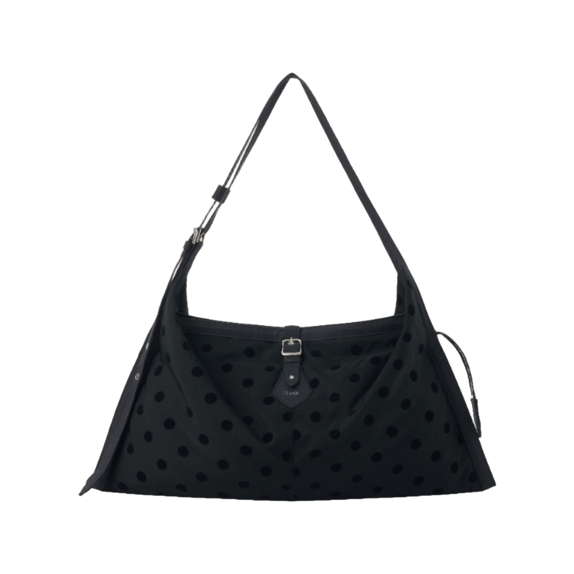 썬릿 버클 크로스백 도트블랙(SUNLIT Buckle Cross Bag Dot Black)