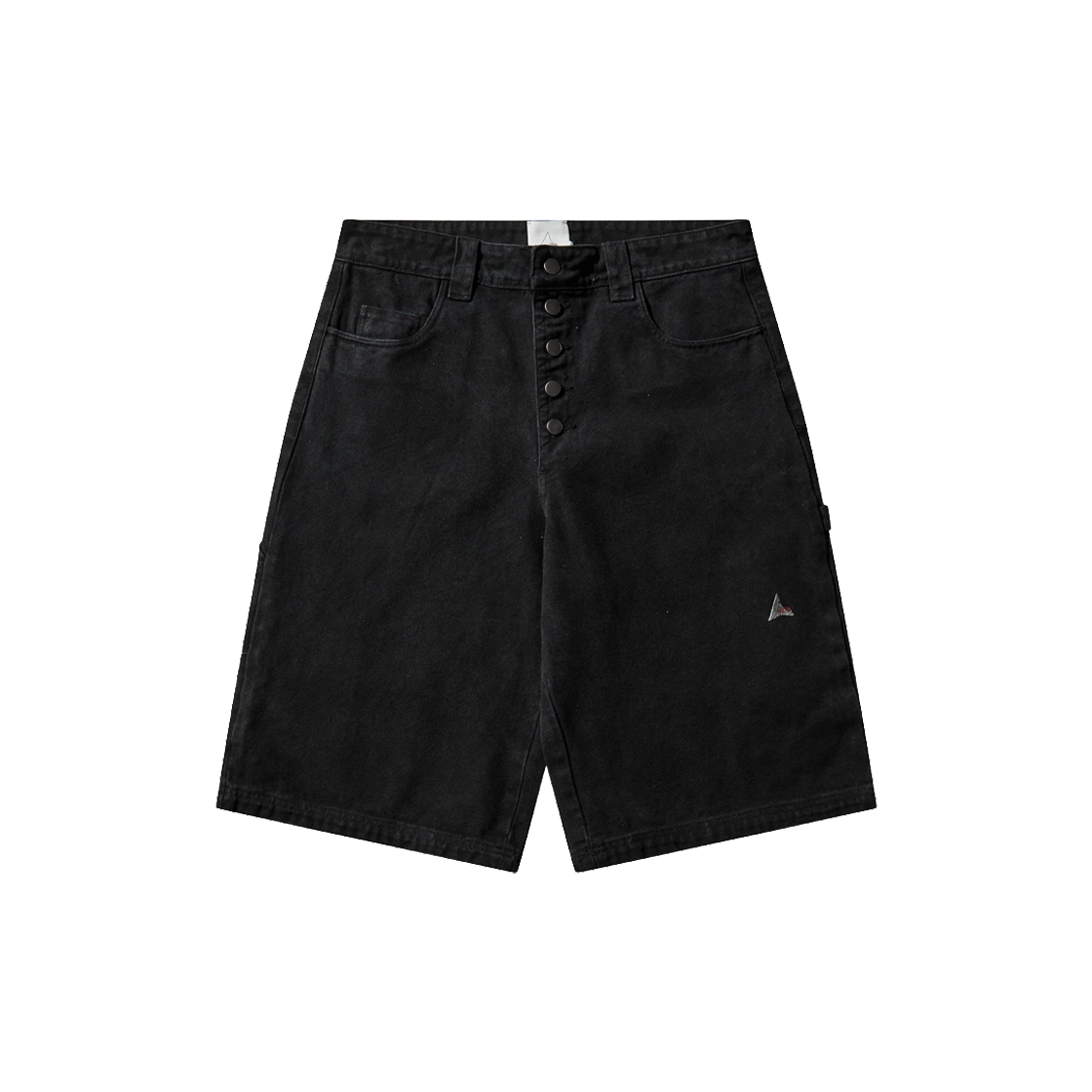 KM6BPASRA04BK ROA Ash Canvas Shorts Washed Black - 26SS