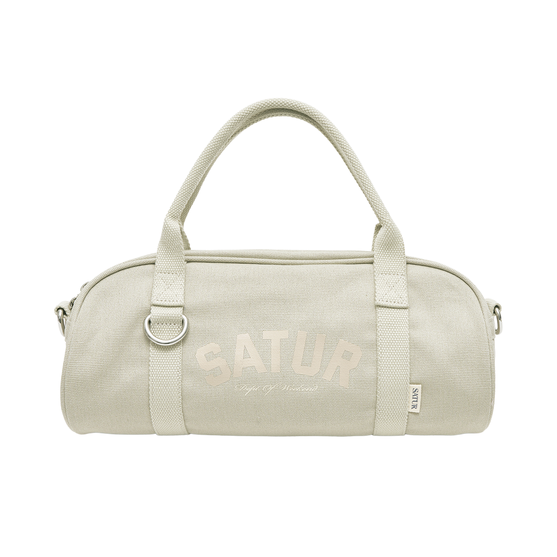 세터 우먼 캔버스 미니 더플 백 라이트 카키(SATUR W Canvas Mini Duffle Bag Light Khaki)