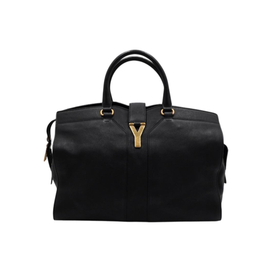 ITIDT34R7U2E Saint Laurent Cabas Chyc Large Tote Bag with Gold Logo