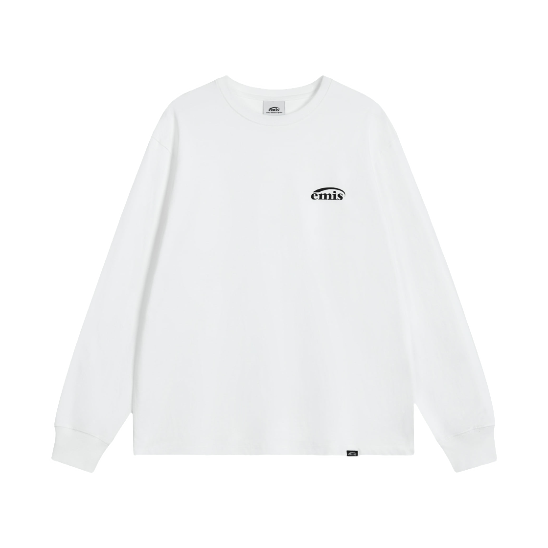 - Emis Logo Long Sleeve T-shirt White