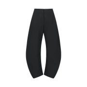 Amomento Women Curved Silhouette Pants Black - 26SS