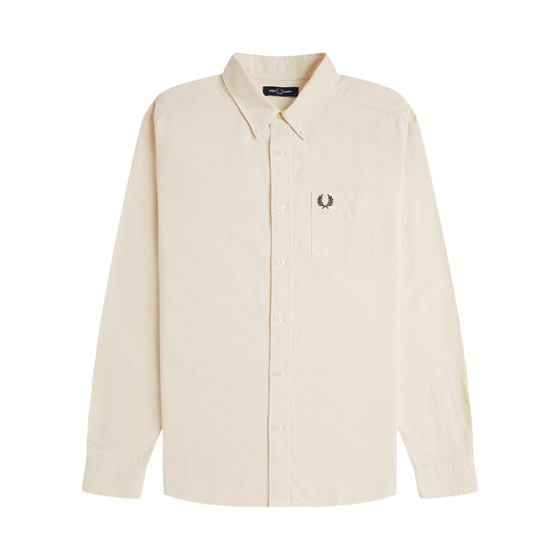 프레드페리 롱 슬리브 옥스포드 셔츠 에크루 그래스루츠(Fred Perry L S Oxford Shirt Ecru Grassroots) - 1
