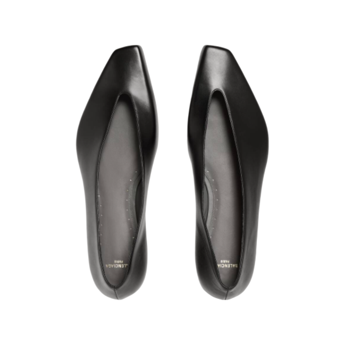 (W) 발렌시아가 듀체스 발레리나 플랫 블랙((W) Balenciaga Duchesse Ballerina Flat In Black) - 2