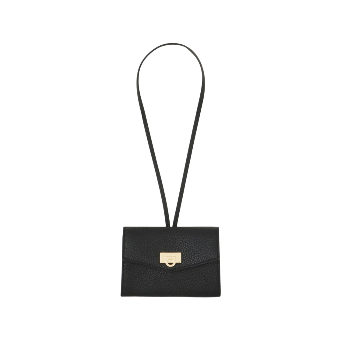 페라가모 카드 홀더 참 블랙(Ferragamo Card Holder Charm Black) - 1