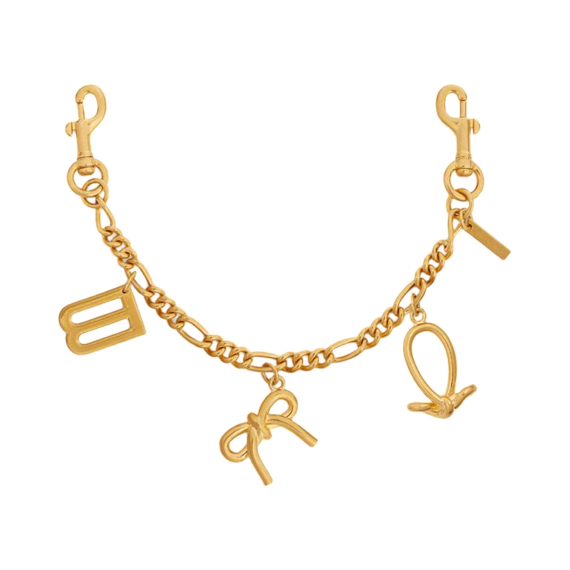 8687302ACKS8005 Balenciaga Keychain Chain with Charms In Gold