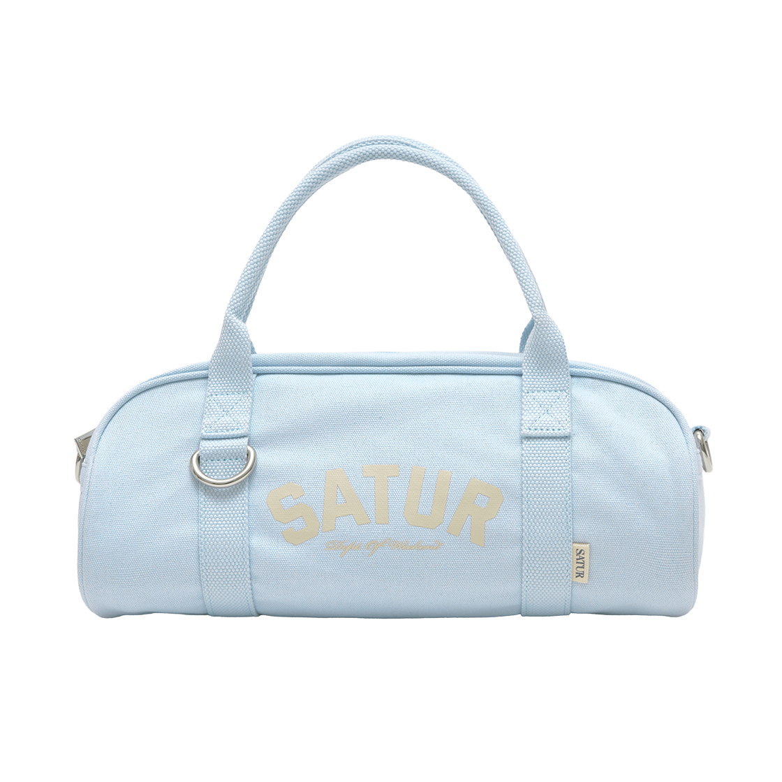 SA261WAB01SBL0 SATUR W Canvas Mini Duffle Bag Sky Blue