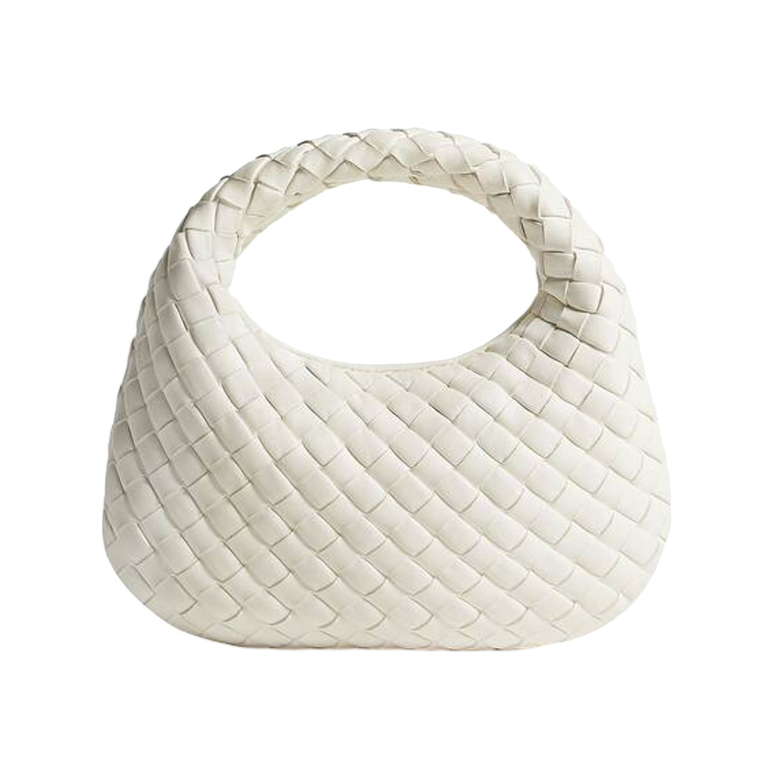 867031V66V09537 Bottega Veneta Baby Veneta Alabaster