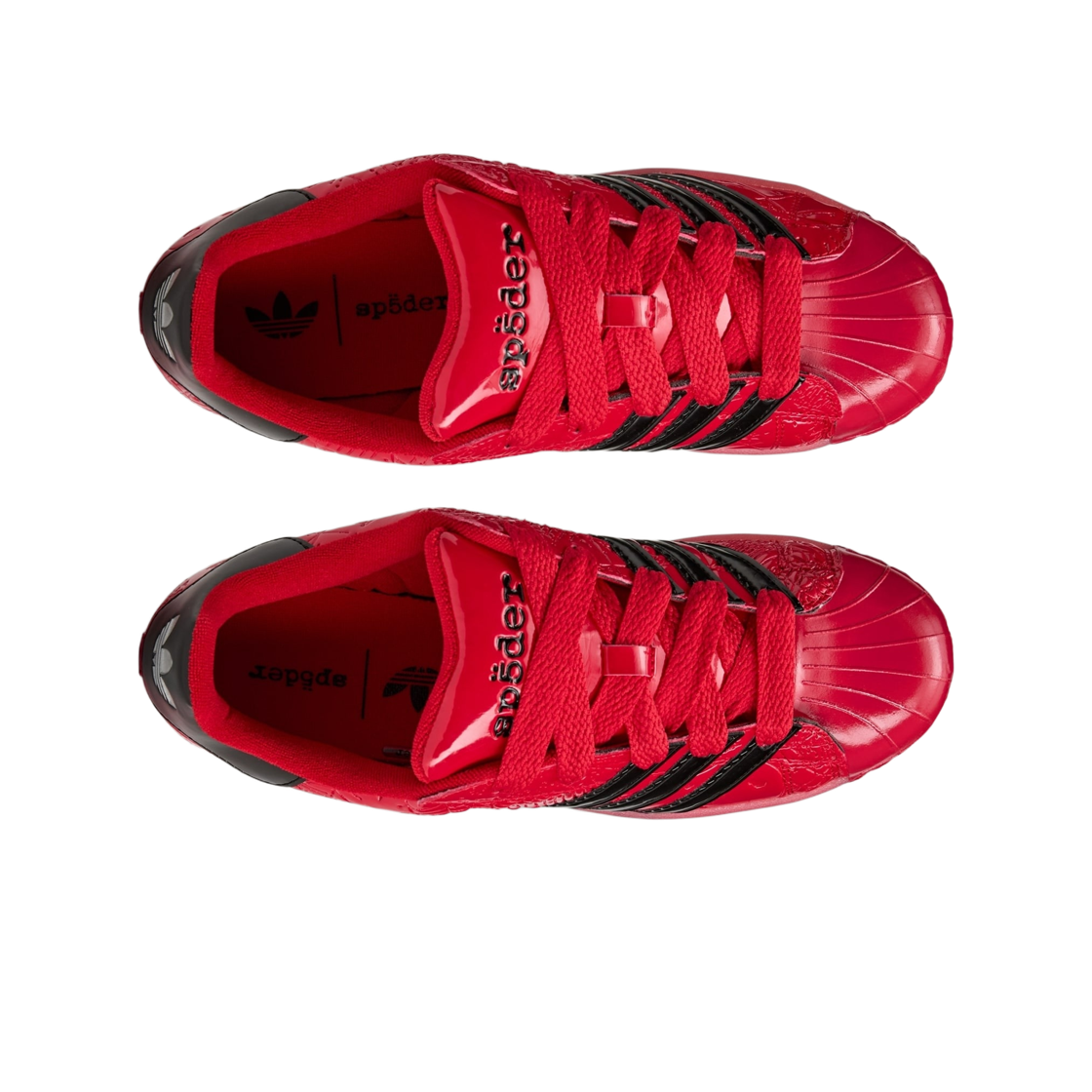 아디다스 x 스파이더 슈퍼스타 레드 코어 블랙(Adidas x Sp5der Superstar Red Core Black) - 2