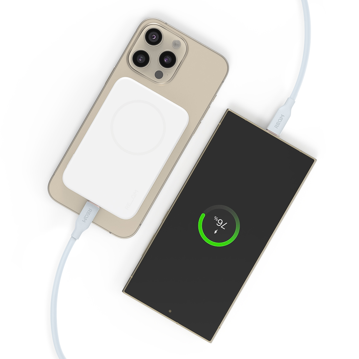 리큐엠 맥큐 5000mAh 듀얼 맥세이프 고속충전 보조배터리 QMP5(REQM 2IN1 Magsafe Fast Multi PowerBank QMP5) - 5
