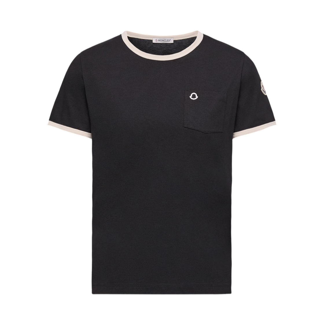 L1-093-8C00019-89AUO-F90 (W) Moncler Embroidered Logo Cotton T-Shirt Black - 26SS