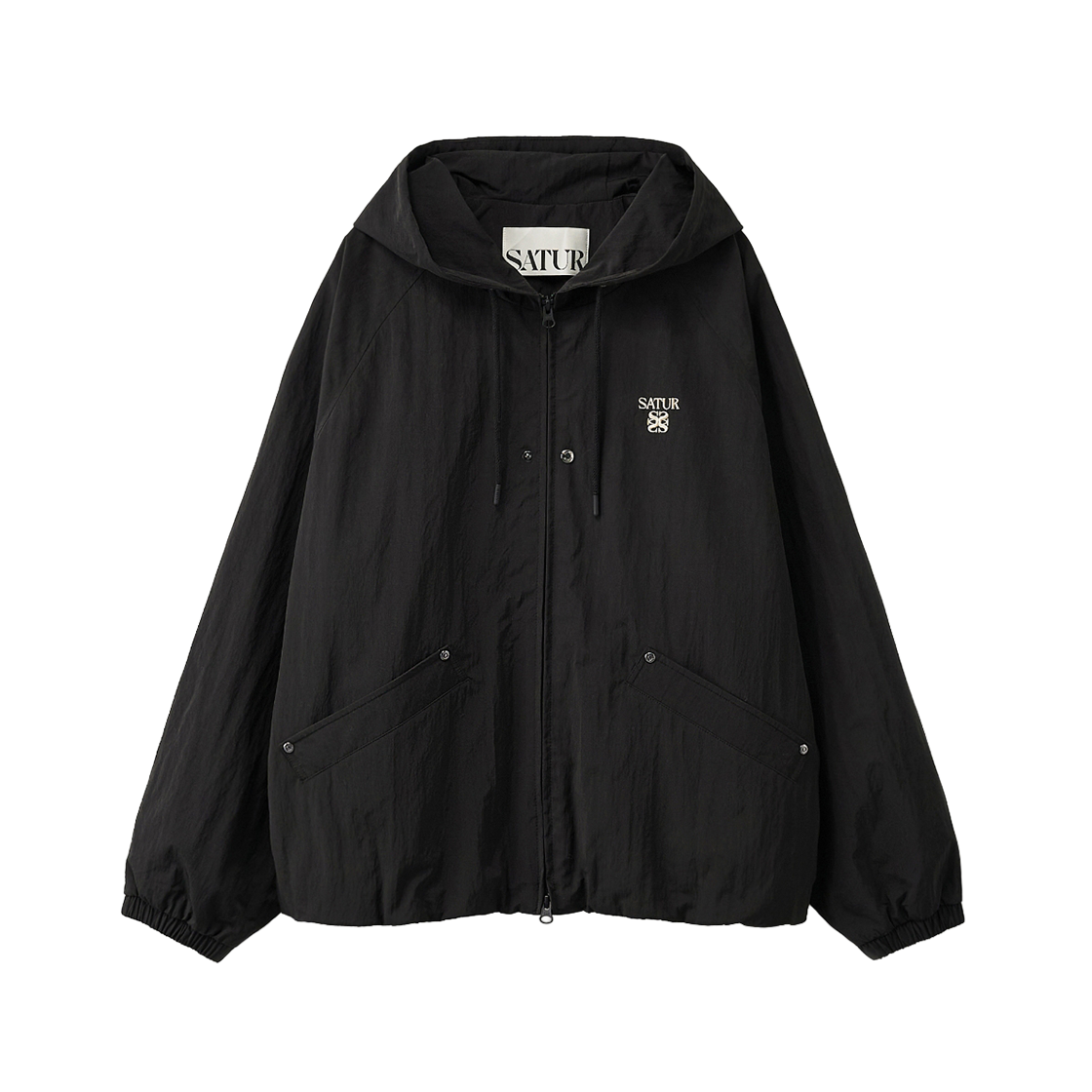 세터 라이트 웨이트 후드 자켓 블랙(SATUR Light Weight Hood Jacket Black)