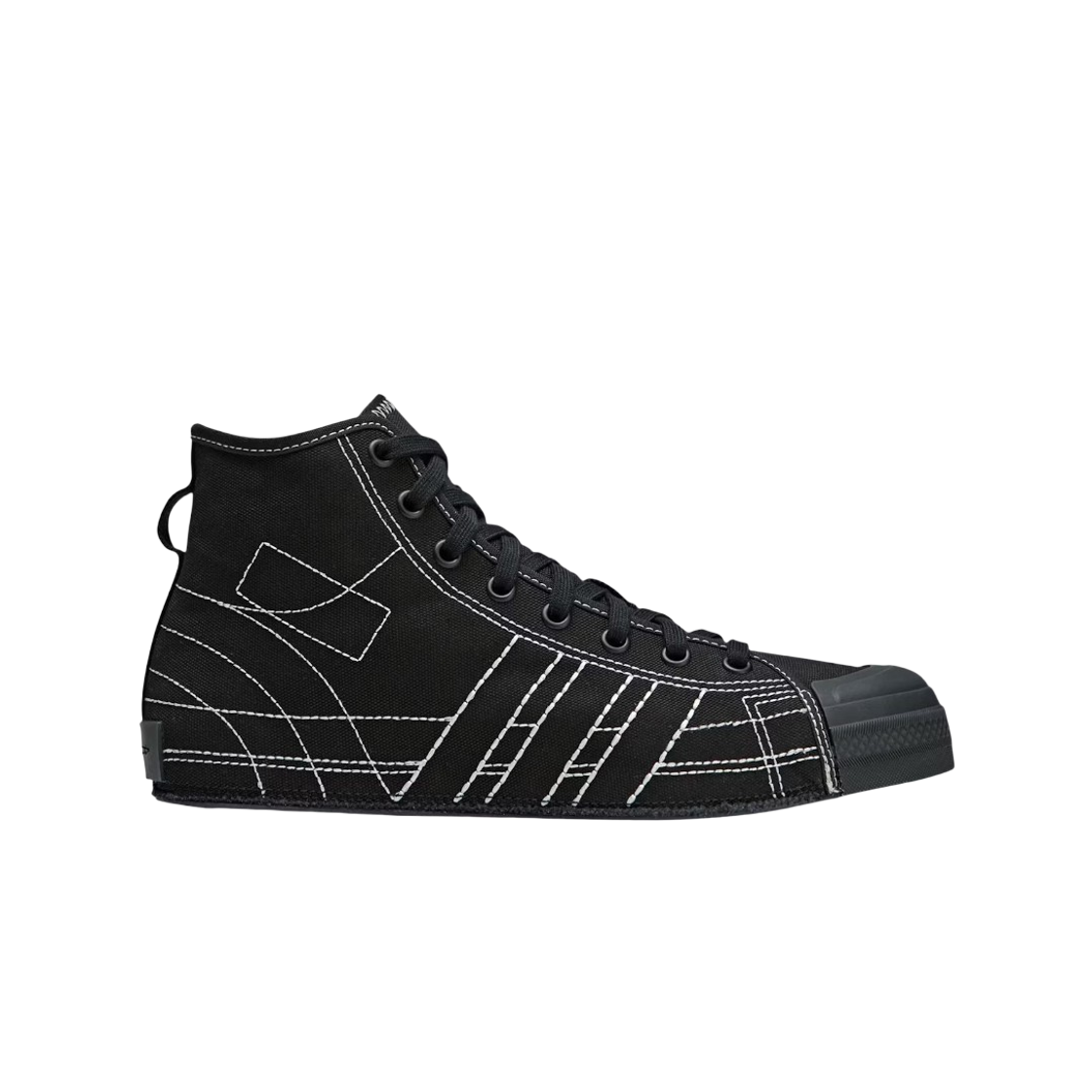 IH2554 Y-3 Nizza Hi Black Off-White