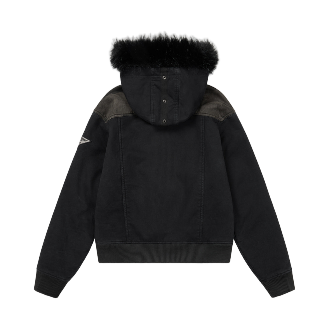 아캄 퍼 카모 컨트래스트 자켓 블랙(Aakam Fur Camo Contrast Jacket Black) - 2