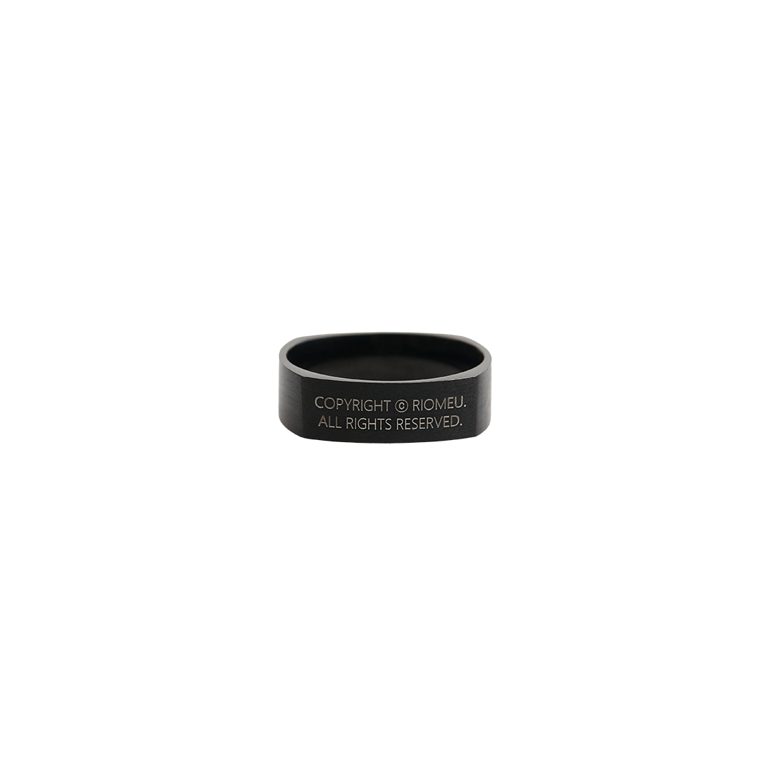 리오므 COPYRIGHT 스퀘어 링 블랙(Riomeu COPYRIGHT Square Ring Black) - 2