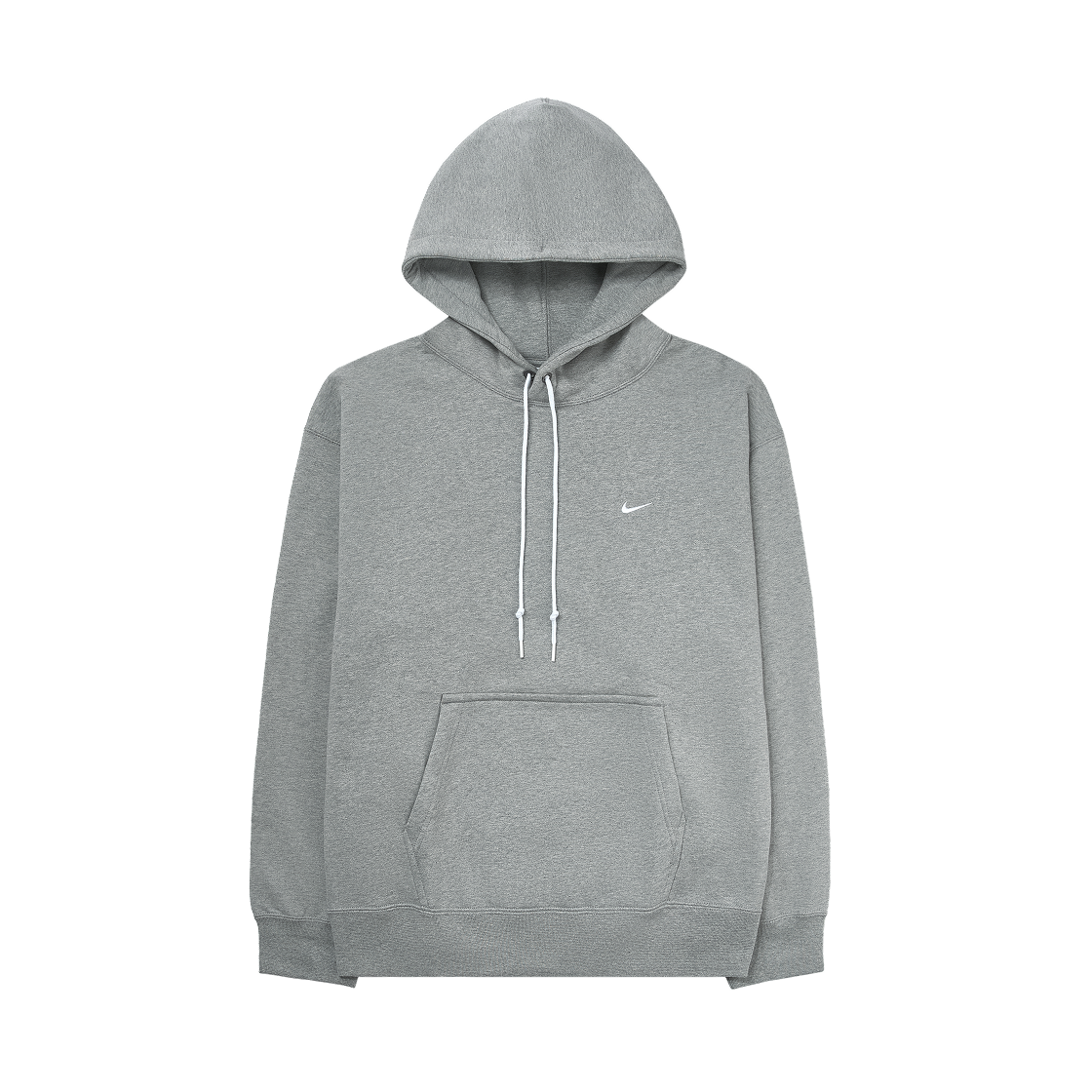 나이키 솔로 스우시 플리스 풀오버 후드 그레이 - US/EU(Nike Solo Swoosh Fleece Pullover Hoodie Grey - US/EU)