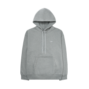 Nike Solo Swoosh Fleece Pullover Hoodie Grey - US/EU