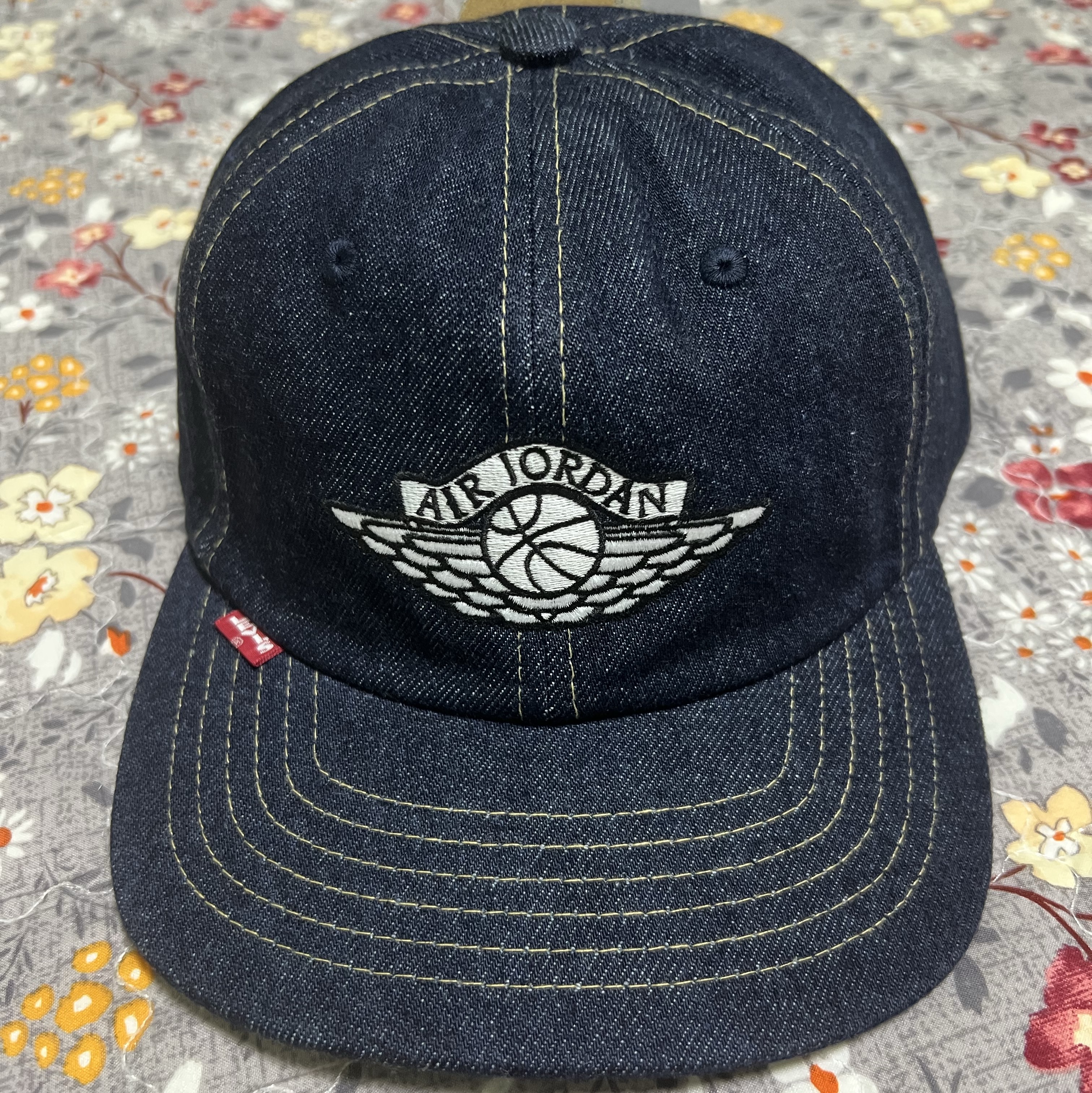 Levi's x Jordan Denim Cap Rigid Rinse 착용 스타일