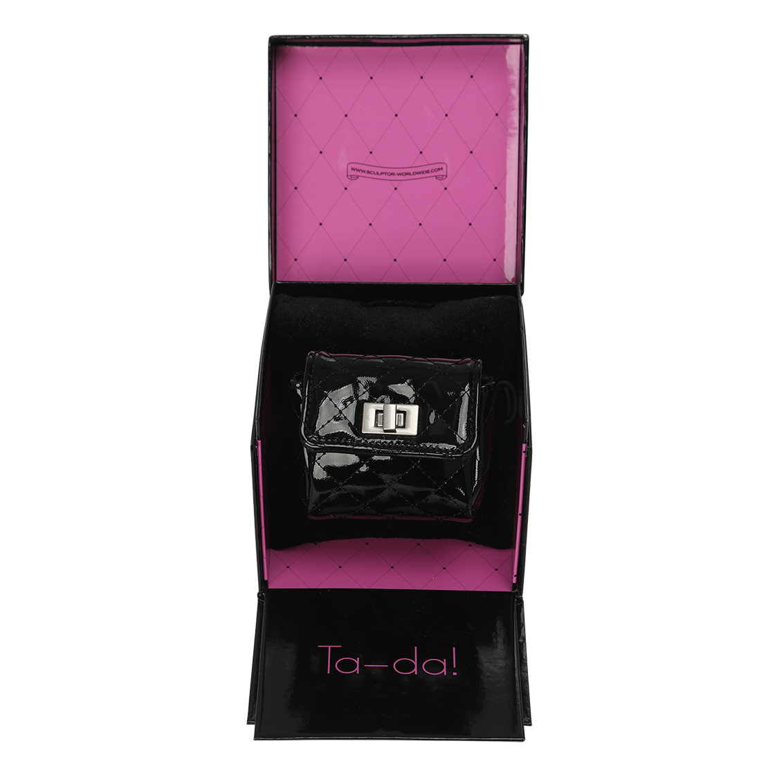 SC26S698BK Sculptor I Coin Purse Enamel Black