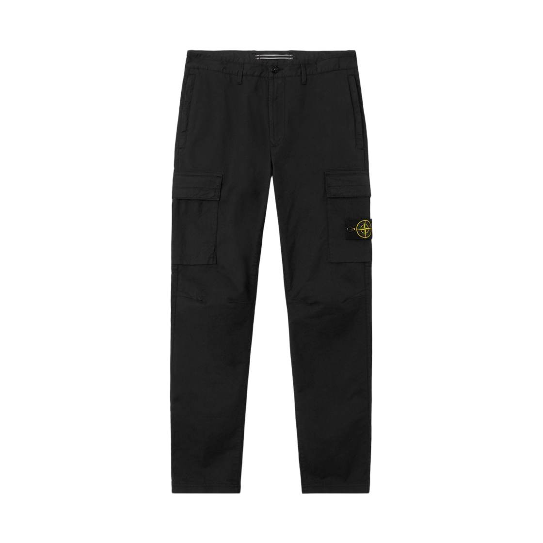 L1S1531000-32S0A10-V0029 Stone Island 3100032 Stretch Organic Cotton Twill Regular-Tapered-Fit Cargo Trousers Black - 26SS
