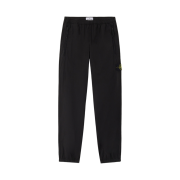 Stone Island 3100049 Stretch Cotton Tela Paracadute Loose-Fit Jogger Trousers with Elasticated Cuffs Black - 26SS