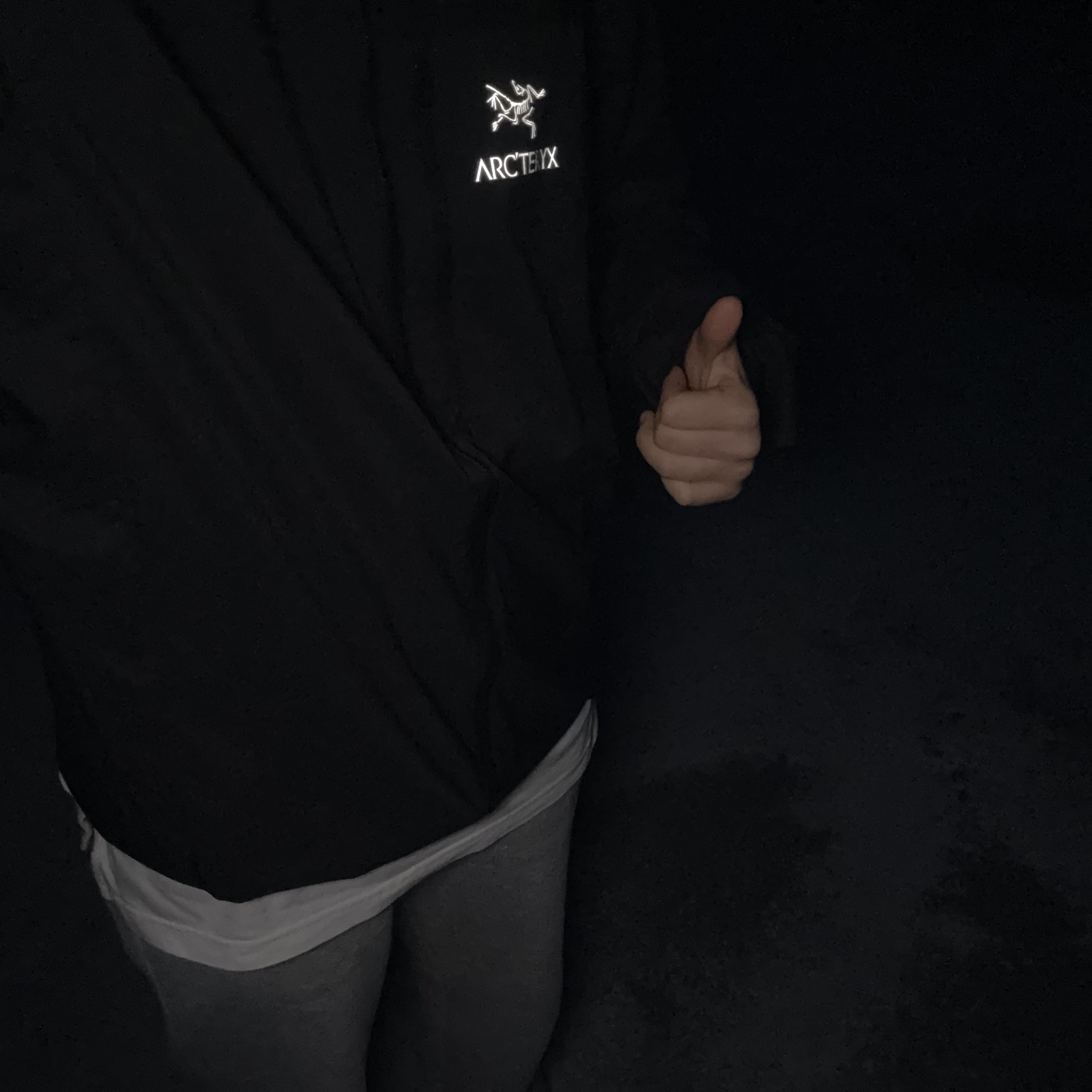 Arc'teryx Squamish Hoody Black 착용 스타일
