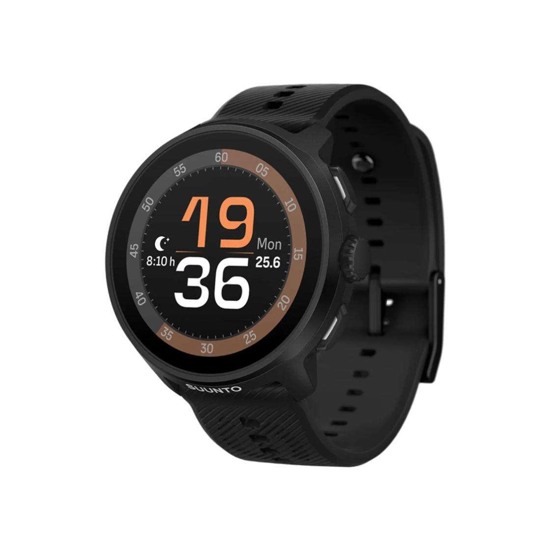 순토 런 올 블랙 실리콘 스트랩(SUUNTO RUN All Black Silicone Strap)