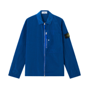 Stone Island 1200038 Nylon Metal In Econyl Regular-Fit Overshirt with Zip Pocket Bright Blue - 26SS