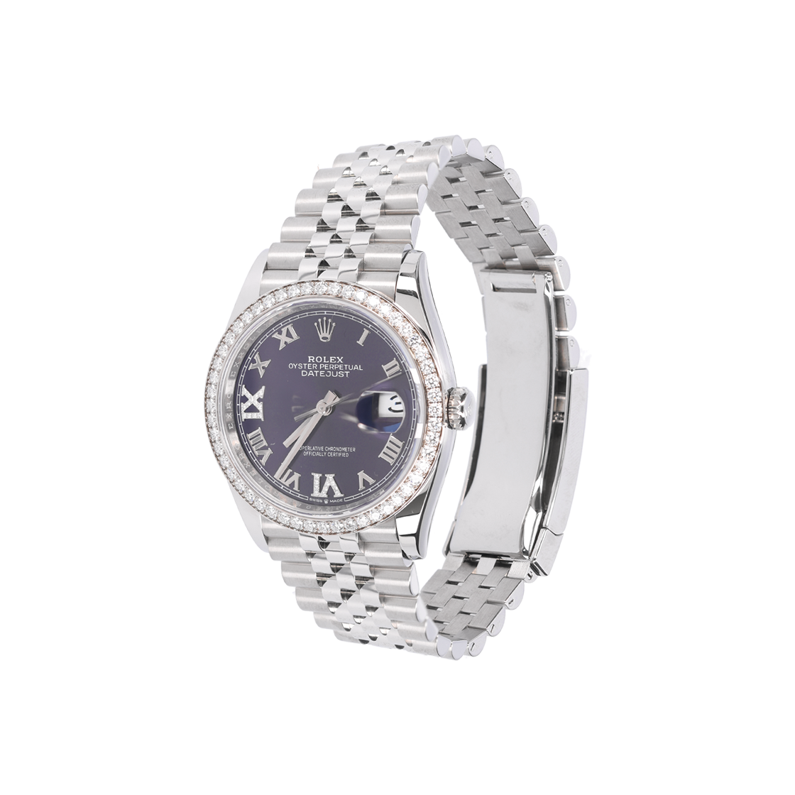 롤렉스 126284 데이저스트 36mm 베젤 다이아몬드 로만(Rolex 126284 Datejust 36mm Diamond Bezel Roman) - 1