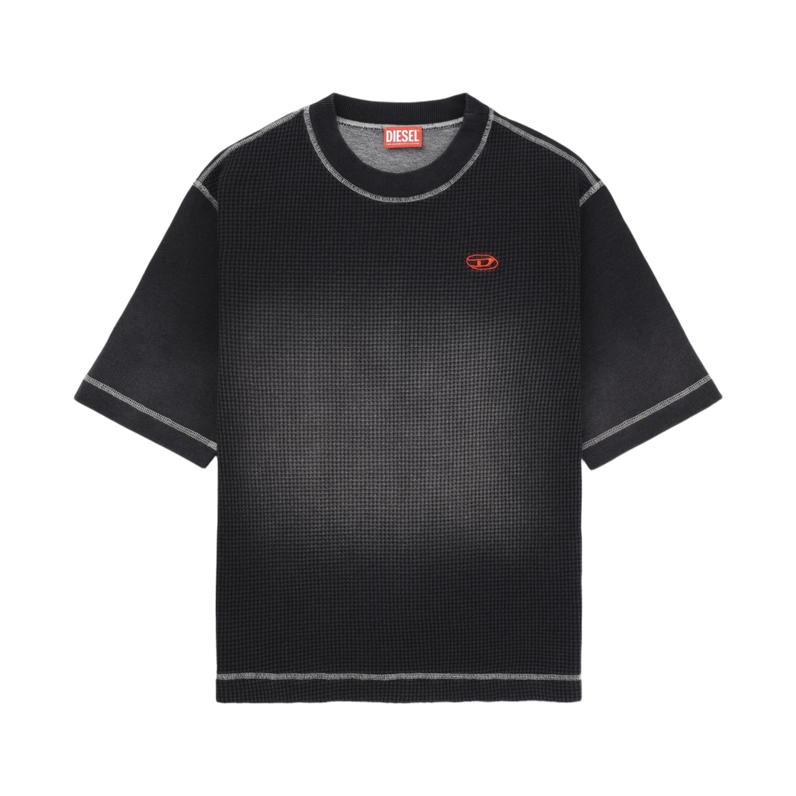 A161020TKAA-02 Diesel S-Wafycol T-Shirt Negro