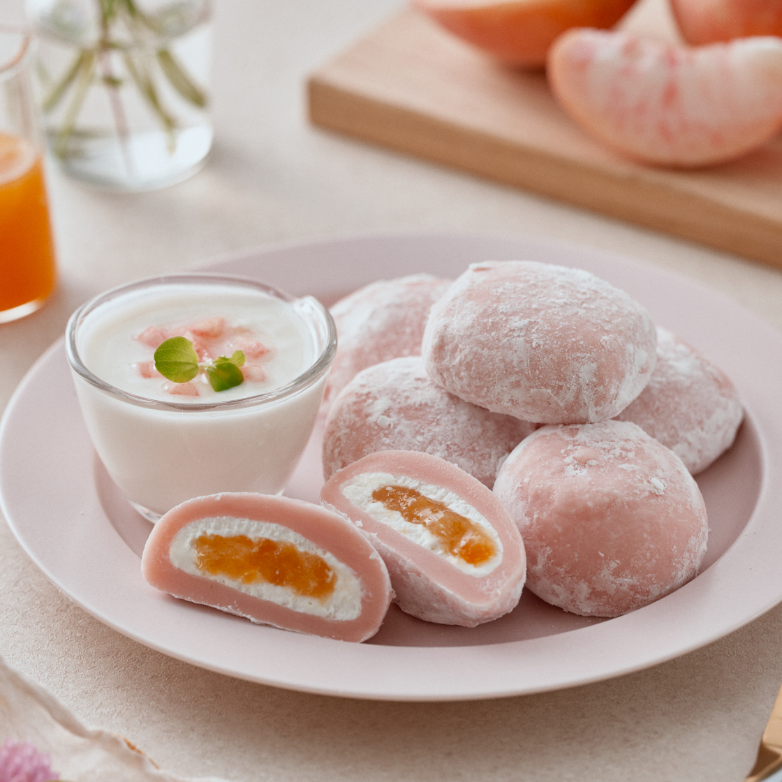 더바른떡 복숭아요거트크림떡 (60g * 6개입) 1박스(THE BAREUN TTEOK Peach Delight Yogurt Cream Tteok (60g *6EA) 1Box) - 4