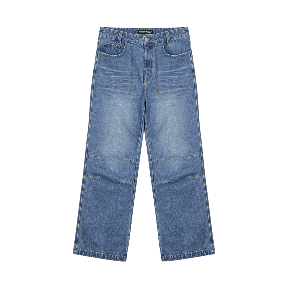 베이컨트 아카이브 (여성) 노엘 데님 워크 팬츠 블루(Vacant Archive (Women) Noel Denim Work-Pants Blue)