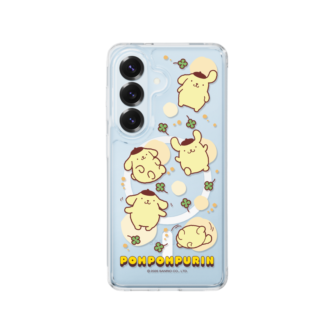 에스엘비에스 폼폼푸린 패턴 클리어 마그넷 케이스 for S26 Series(SLBS POMPOMPURIN Pattern Clear Magnet Case for S26 Series) - 3
