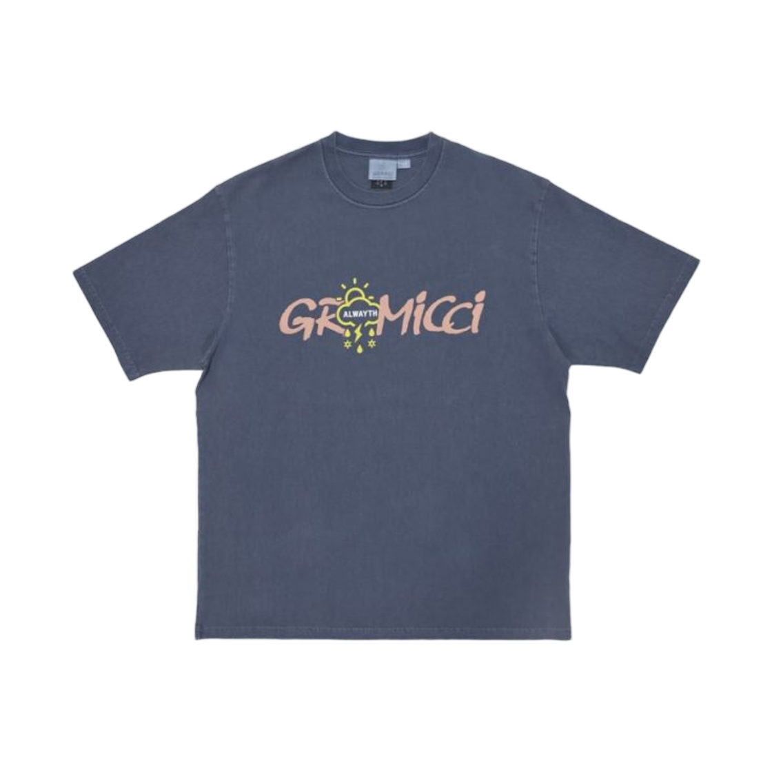 그라미치 x 얼웨이스 그래픽 티셔츠 블루(Gramicci x Alwayth Graphic T-Shirt Blue)