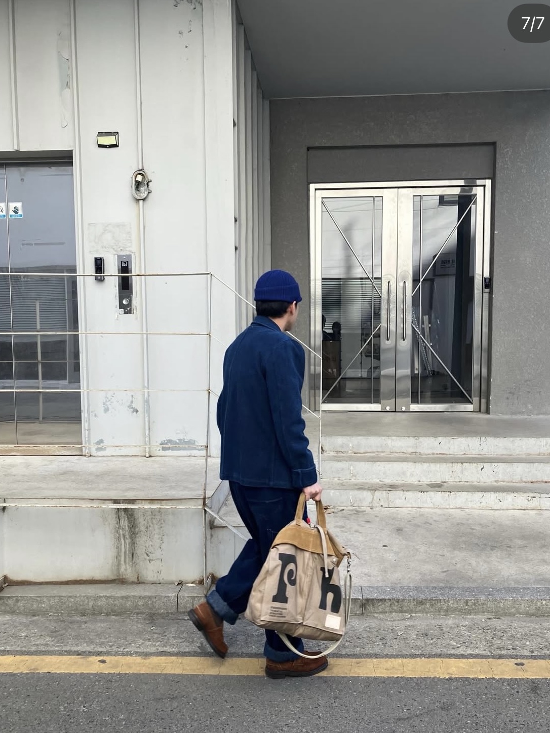 Hongwoosung Ph Helmet Bag Sand 착용 스타일 - 2