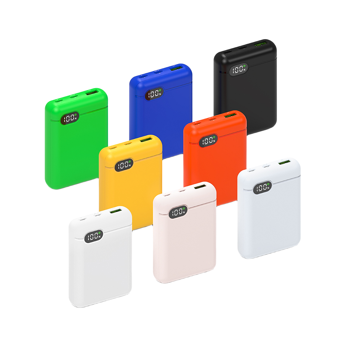 리큐엠 10000mAh 잔량표시 고속충전 대용량 미니 보조배터리 QP1000C(REQM PowerBank 20W 10000mAh) - 1