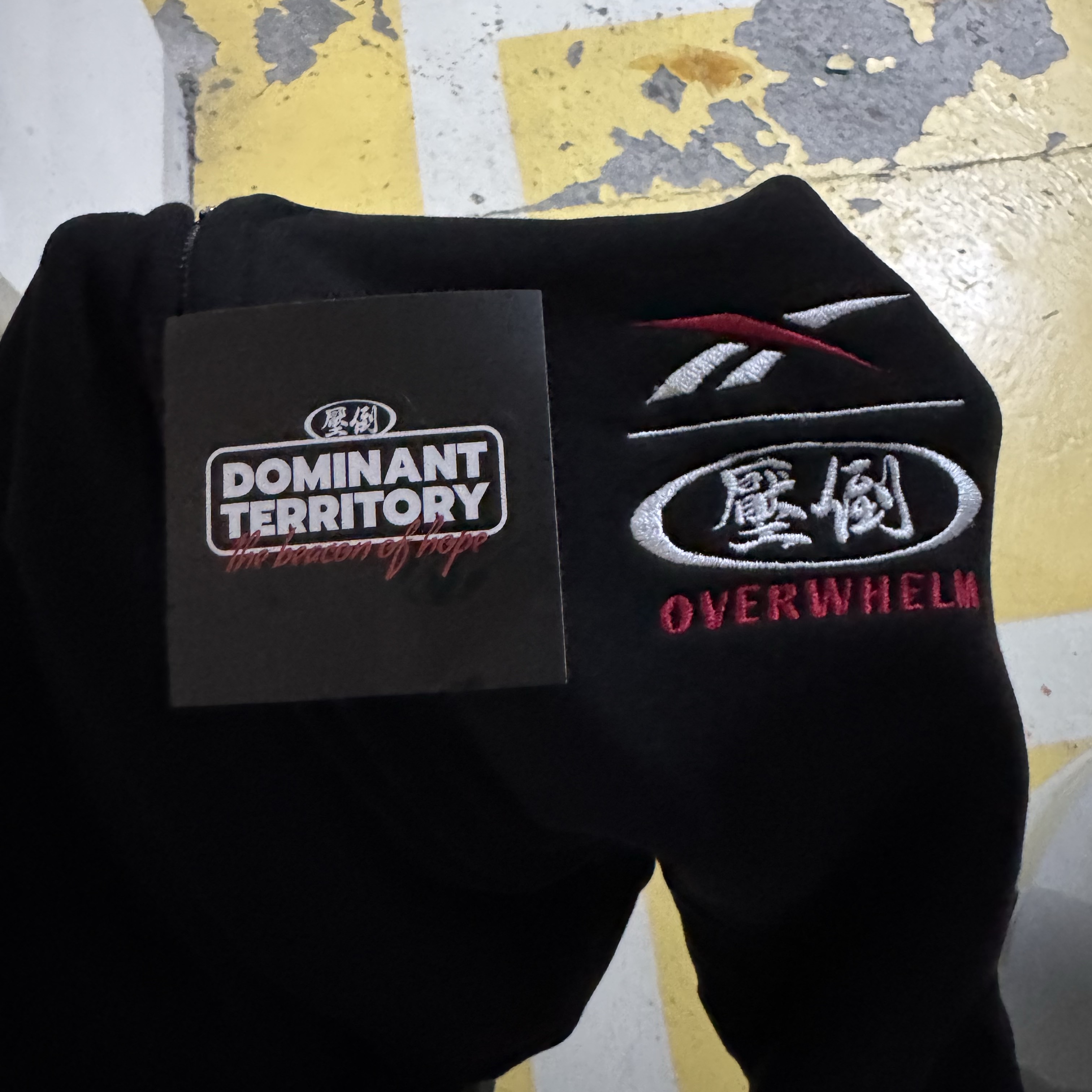 [예약배송] Reebok × Overwhelm Hooded Zip-Up Black 착용 스타일 - 2