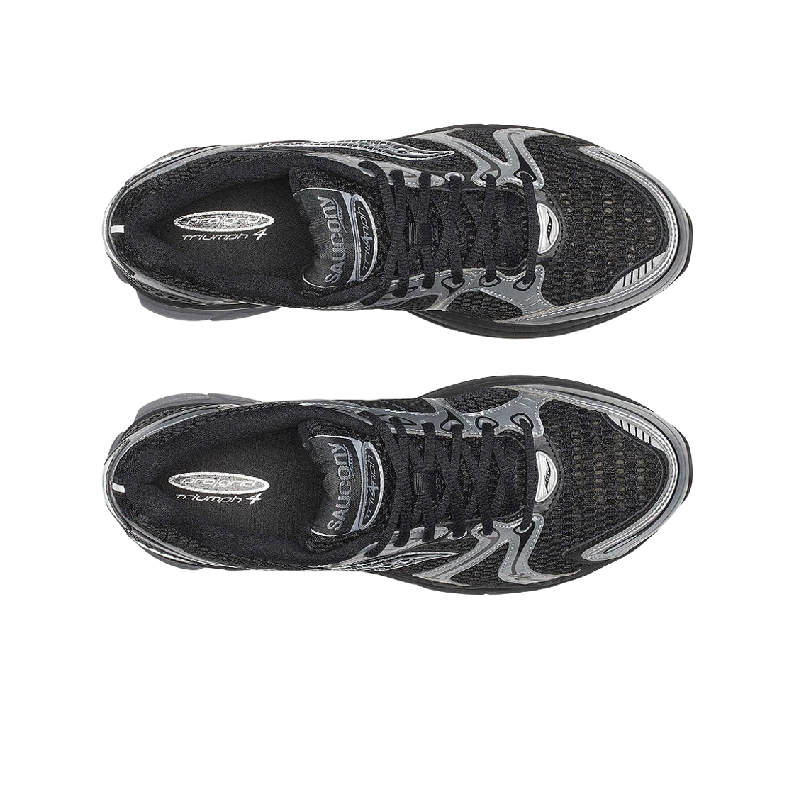 써코니 프로그리드 트라이엄프 4 블랙 실버(Saucony Progrid Triumph 4 Black Silver) - 2