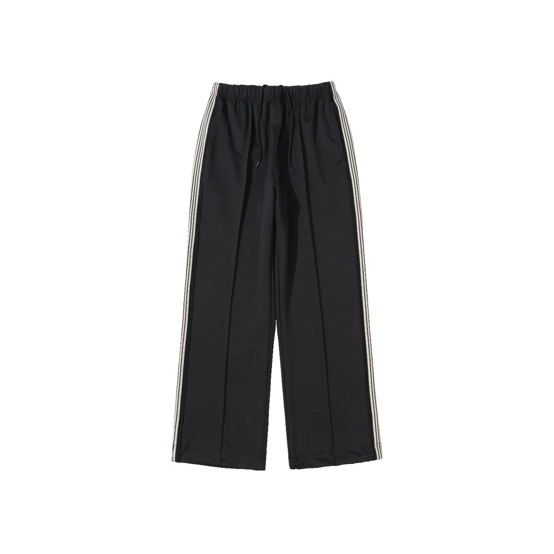 랩트웰브 사이드라인 레직기 와이드 트랙팬츠 블랙(LAB TWELVE Sideline Crease Wide Track Pants Black)