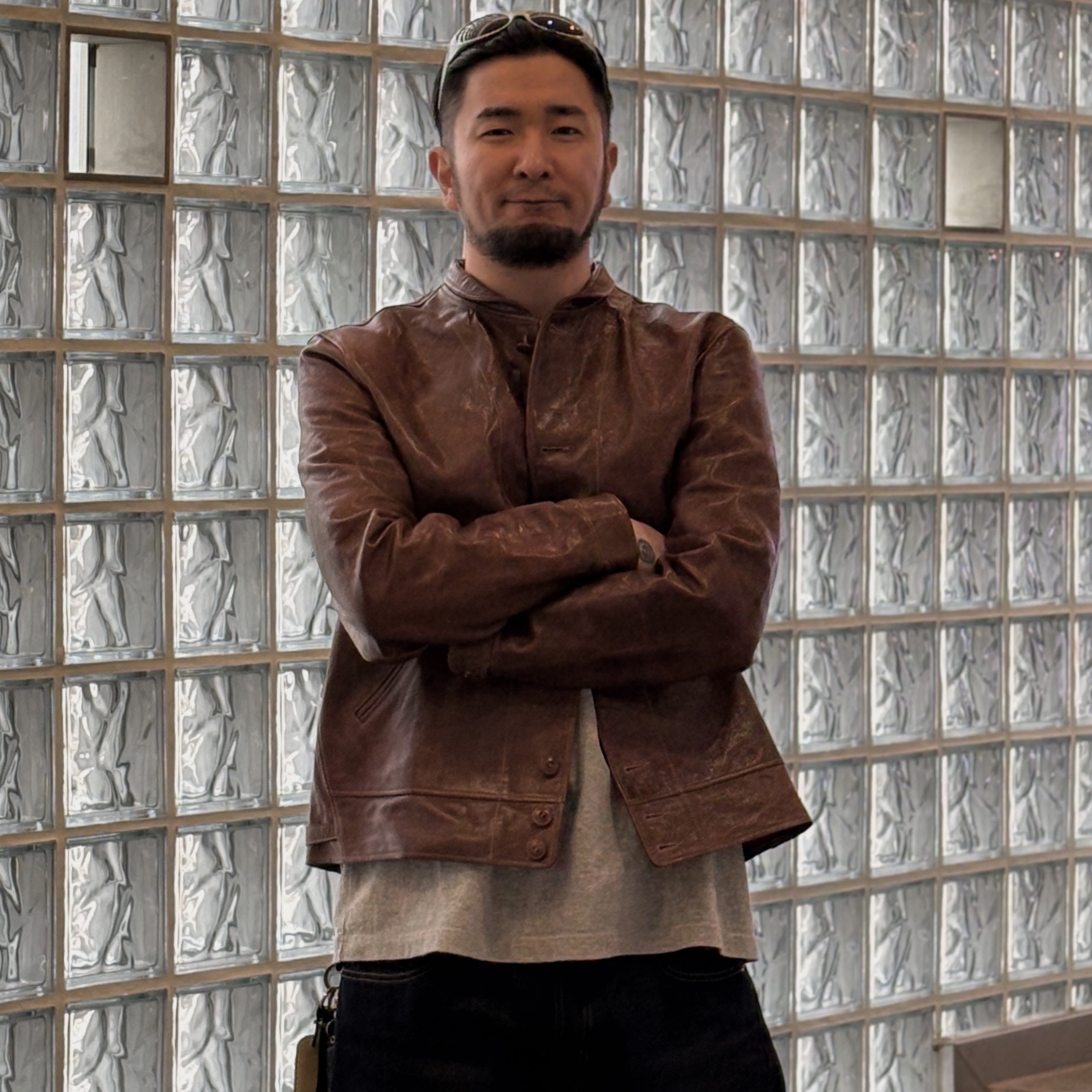 Levi's LVC Einstein Menlo Cossack Leather Jacket Brown 착용 스타일