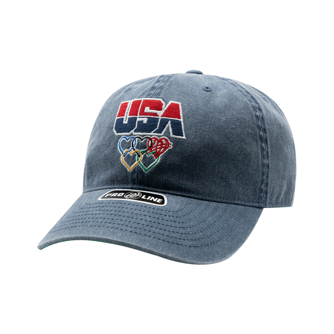위얼드월드 1996 USA 올림픽 피그먼트 볼캡 네이비(Weird World 1996 USA Olympics Pigment Ball Cap Navy)