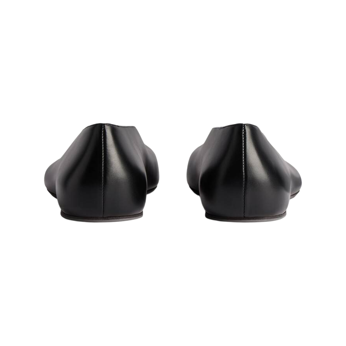 (W) 발렌시아가 듀체스 발레리나 플랫 블랙((W) Balenciaga Duchesse Ballerina Flat In Black) - 3