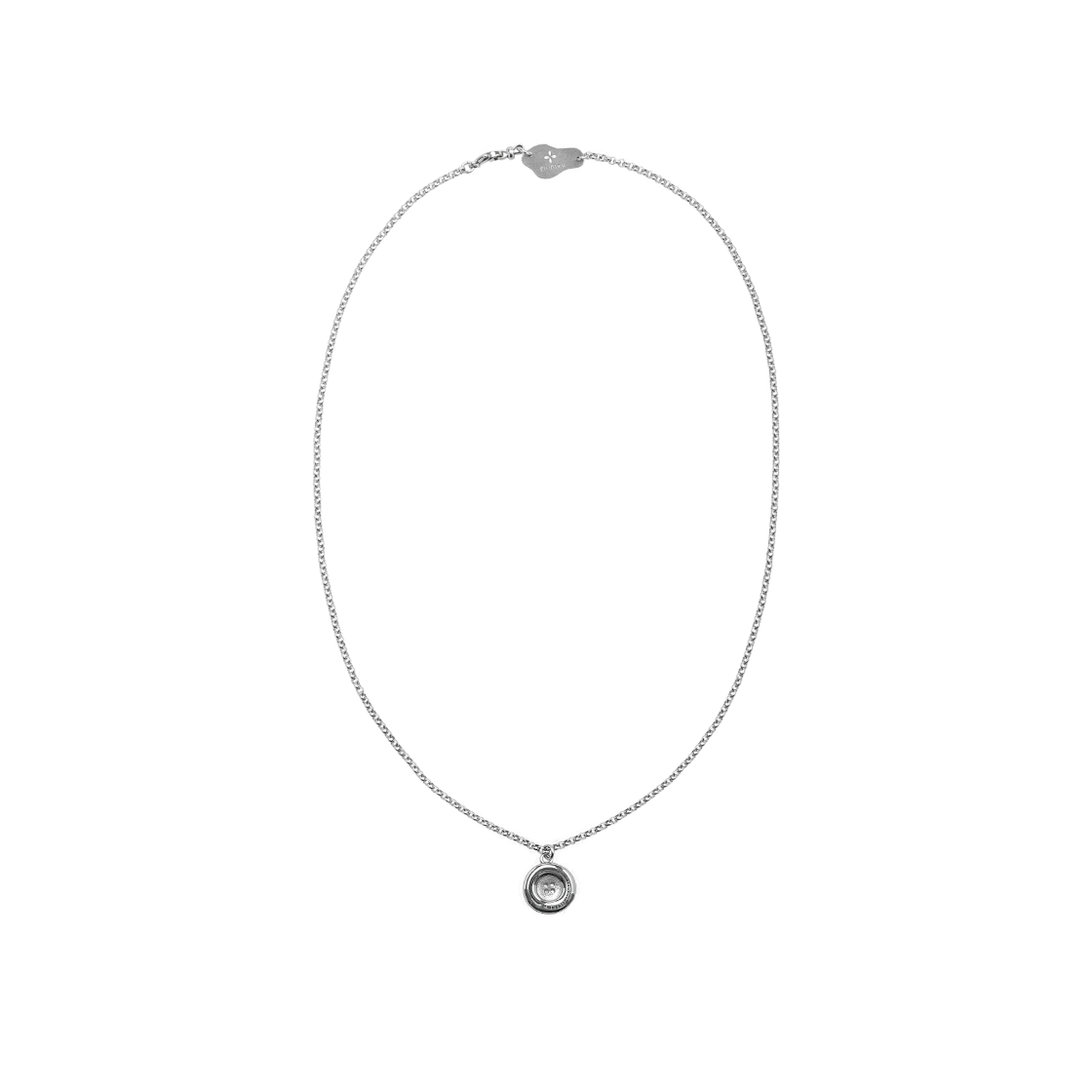 리오므 라운드 버튼 롱 체인 목걸이(Riomeu Round Button Long Chain Necklace)