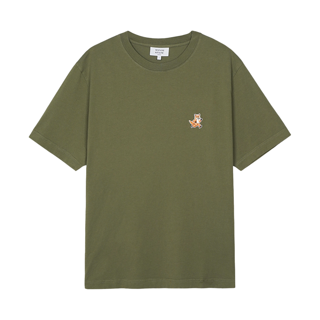 MM00125KJ0008-0079 [20% 쿠폰] Maison Kitsune Speedy Fox Patch Comfort T-Shirt Bay Leaf