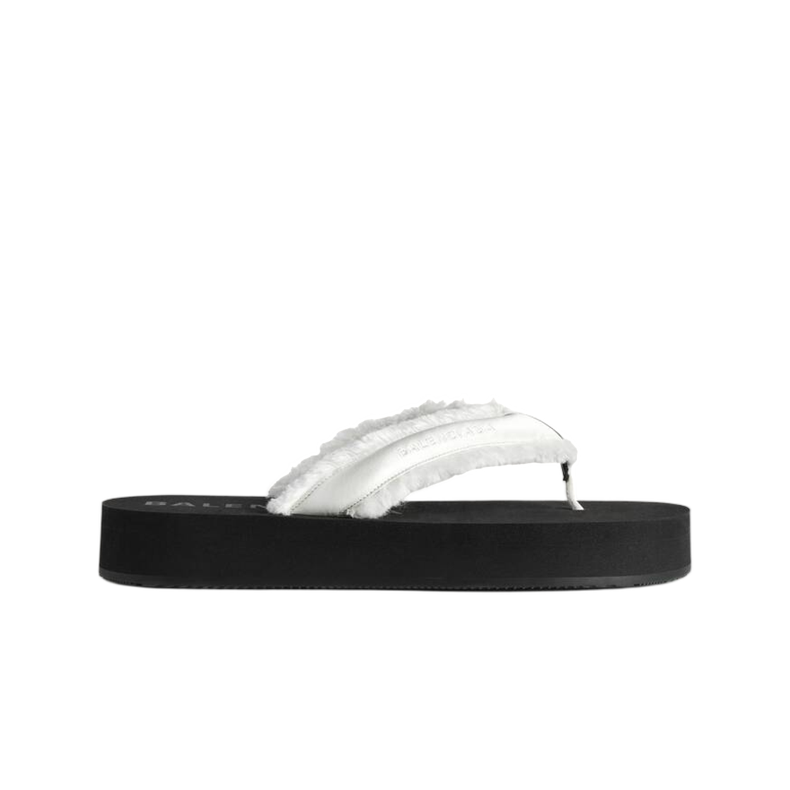 870111W0WM09020 (W) Balenciaga Jet Lag Thong In Off White