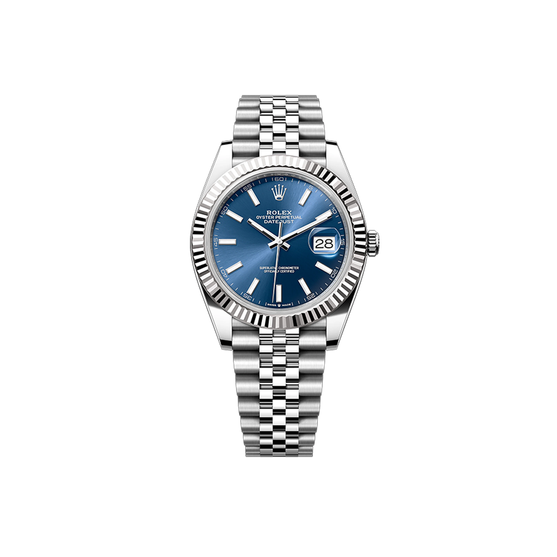 롤렉스 데이저스트 41-126334 블루 바 쥬빌리 NO.7500(Rolex Datejust 41 - 126334 Blue Bar Jubilee No. 7500) - 1