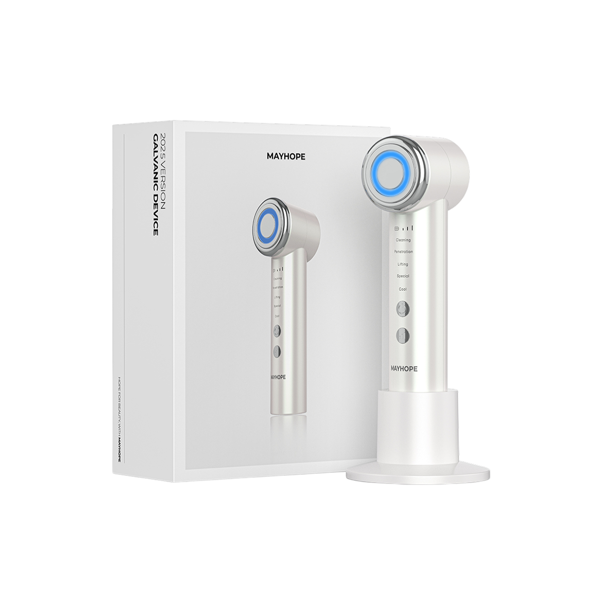메이홉 갈바닉 고주파마사지기 얼굴 쿨링 피부관리기 뷰티디바이스(MAYHOPE Galvanic Skincare Device)