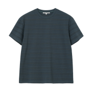 Millo Archive Para Dyeing Stripe T-Shirt Green Blue